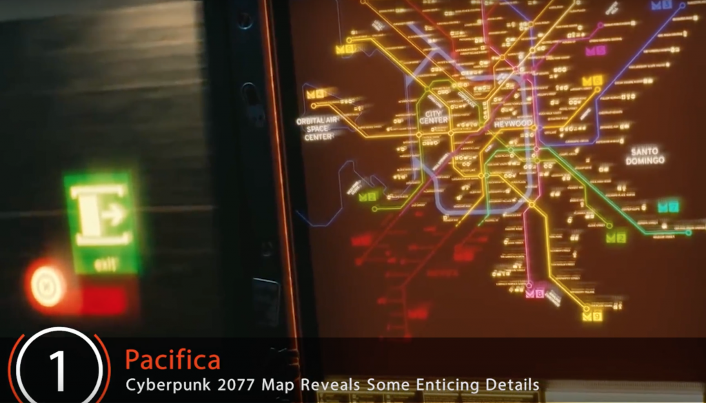 Cyberpunk 2077 интерактивная карта