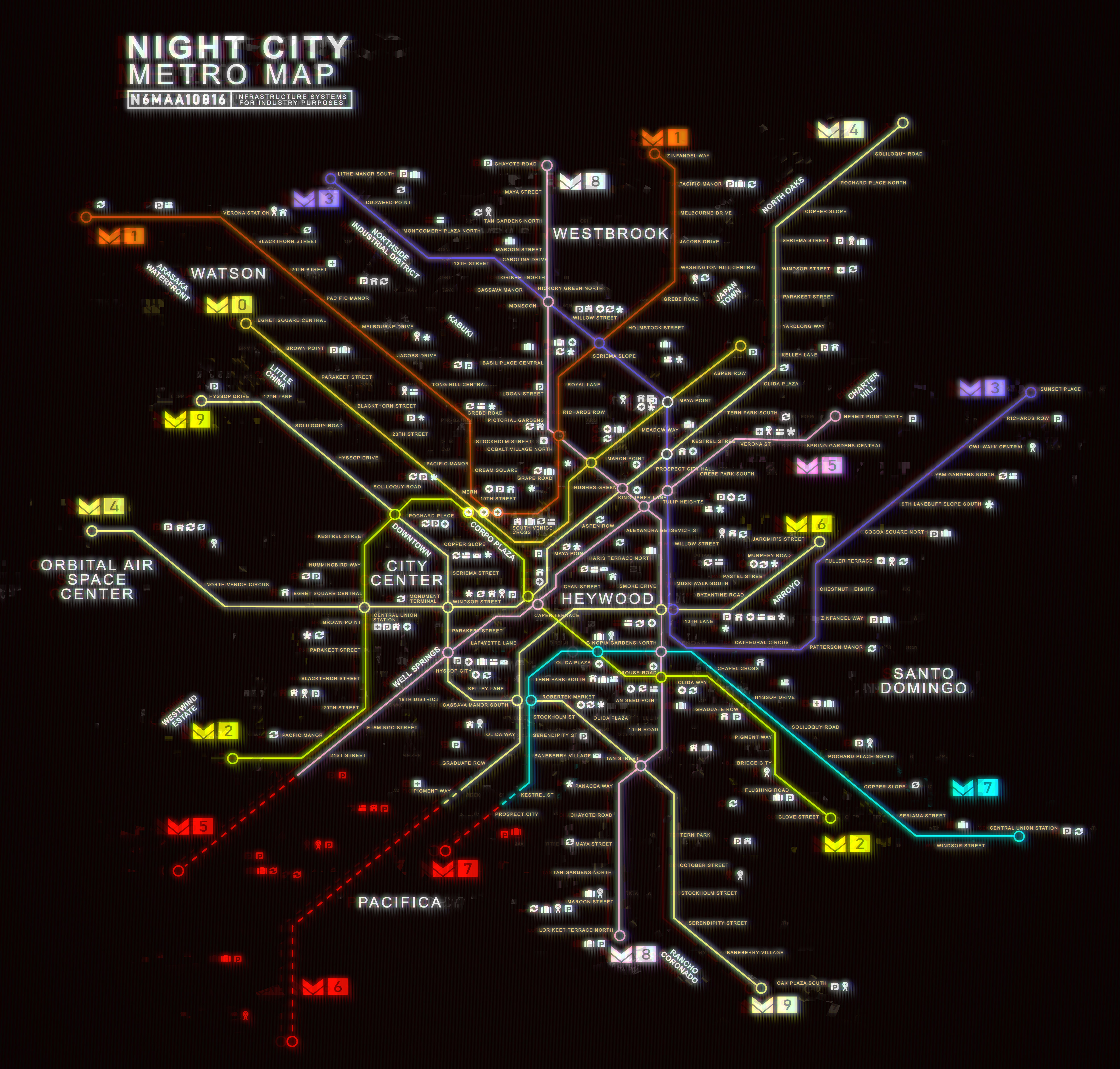 карта мира cyberpunk 2020 фото 55